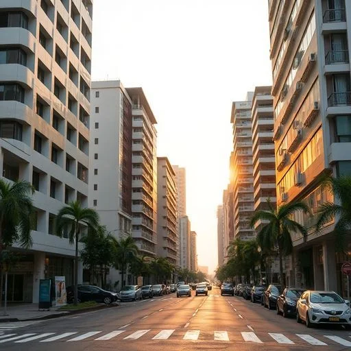AI_images/Colombo_City_50435a40.webp: A calm, expansive shot of the Indian Ocean horizon at sunset. The sky is a gradient of soft corals, purples, and deep blues. A single, elegant silhouette of a traditional Sri Lankan fishing boat (oruwa) or a modern, minimalist yacht is barely visible in the far distance, evoking tranquility, boundless possibility, and enduring spirit.